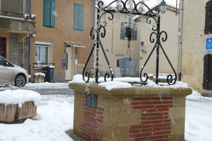 Bénagues sous la neige