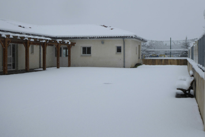 Bénagues sous la neige