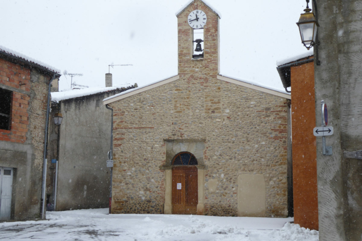 Bénagues sous la neige