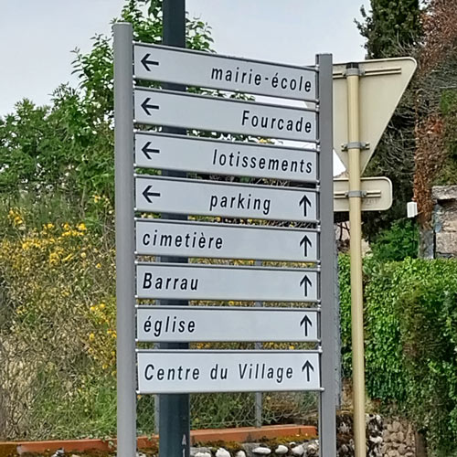 Signalétique Bénagues