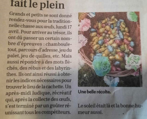 Pâques à Bénagues