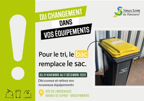 Du changement pour mes poubelles