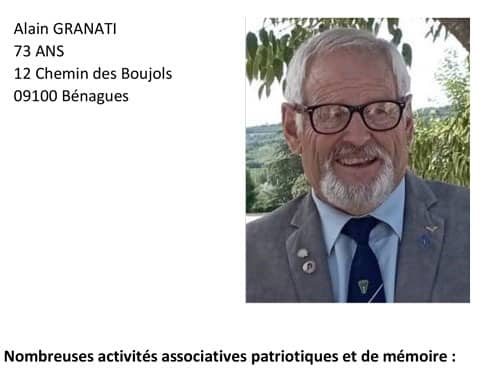 Alain GRANATI - Activités associatives