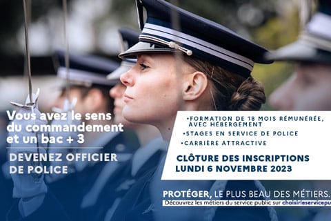 La police recrute