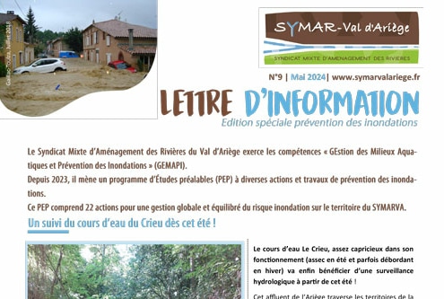 Prevention des inondations SYMARVALARIEGE