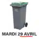 Modification collecte bac gris du 01.05.2025