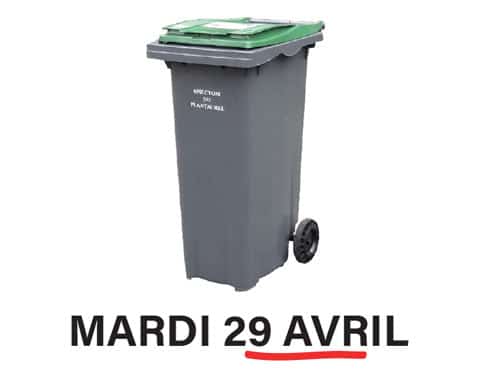 Modification collecte bac gris du 01.05.2025